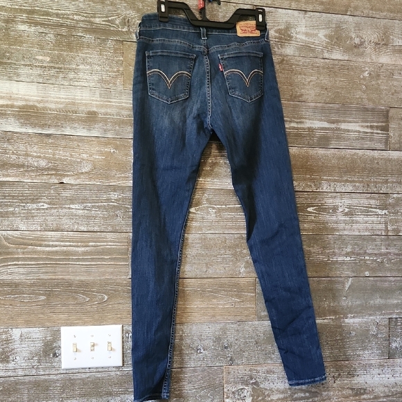 Blue Jeans Levi 535 Super Skinny 30x32  30" waist by 32" inseam. - Picture 2 of 6